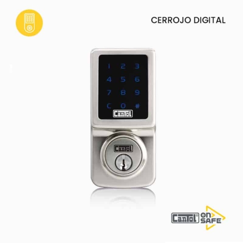 CERROJO DIGITAL 64 ACERO INOX.