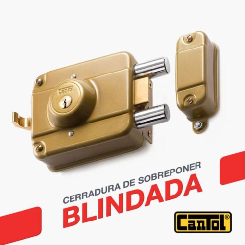 CERRADURA SUPER 900 COLOR DORADO MARCA CANTOL