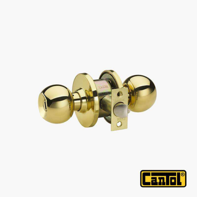 Perilla tipo Bola - Bronce Pulido - Baño